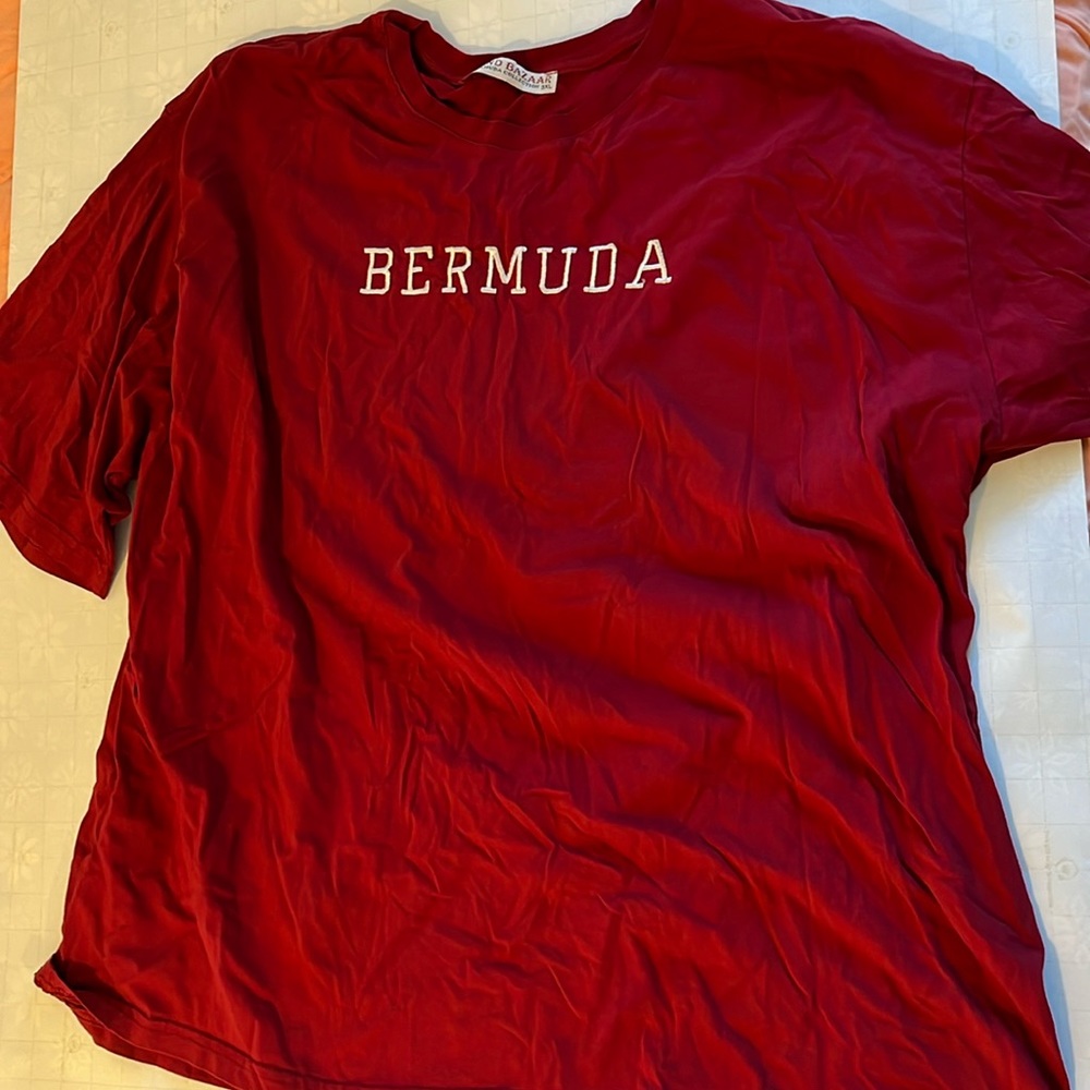Bermuda Tee Red 3X